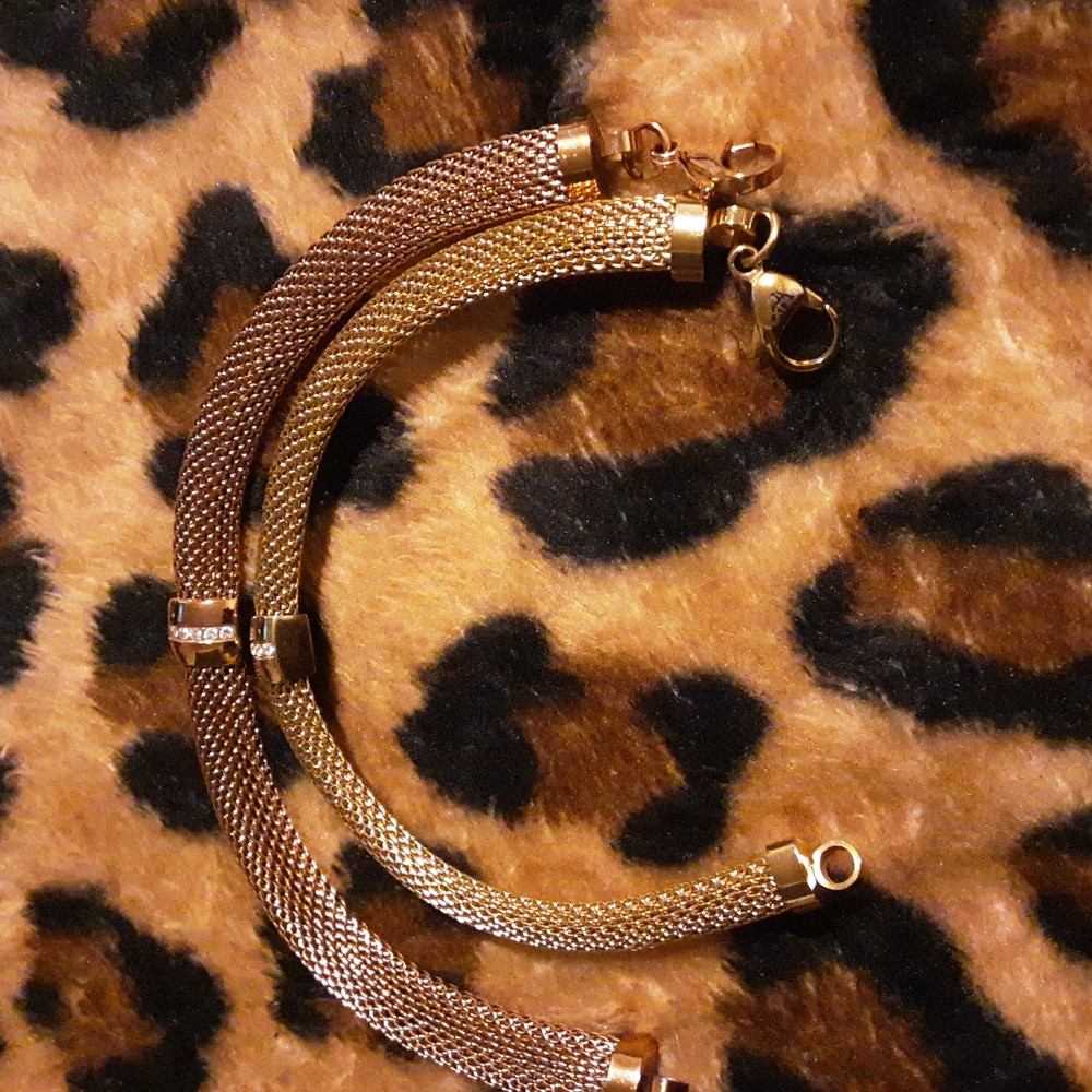 Women's mesh bracelets set
